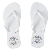 Moeder van de Teenslippers van de Bride Wedding Ca (Voetbed)