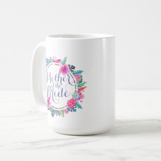 Moeder van de Tropische Klassieke Mok van de Bride (Voorkant links)