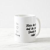 Moeder van de tweeling cadeau, nieuwe mama, tweeli koffiemok (Voorkant rechts)