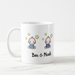 Moeder van de tweeling cadeau, nieuwe mama, tweeli koffiemok