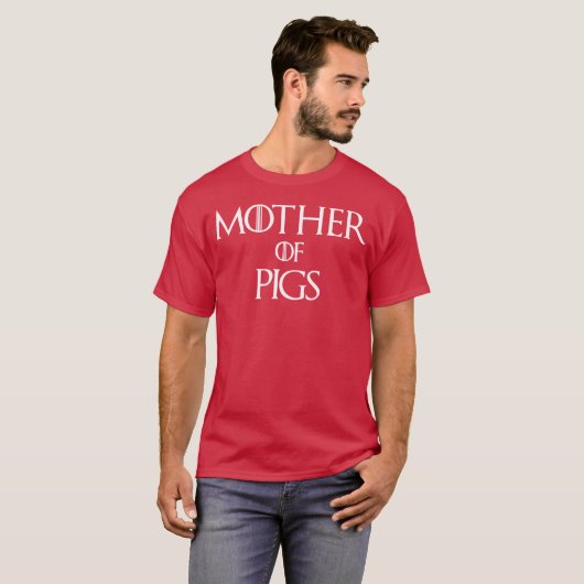 Moeder van de Varkens T-shirt (Voorkant volledig)