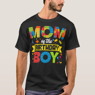 Moeder van de verjaardag Boy Master Builder Kinder T-shirt