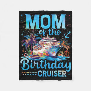 Moeder van de verjaardag Cruiser Funny Cruise Verj Fleece Deken