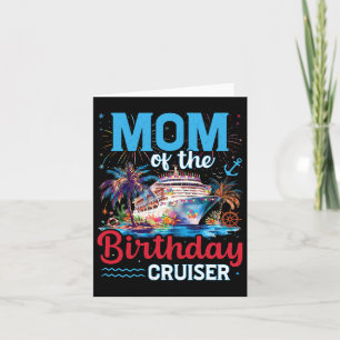 Moeder van de verjaardag Cruiser Funny Cruise Verj Kaart