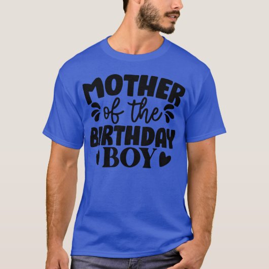 Moeder van de Verjaardag Jongen T-shirt (Voorkant)