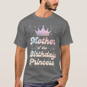Moeder van de verjaardag prinses vriend t-shirt