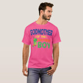 Moeder van de verjaardag van de jongen Saurus Rex  T-shirt (Voorkant volledig)