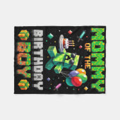 Moeder Van De Verjaardagsfeest Video Game Pixel Nu Fleece Deken (Voorkant (Horizontaal))