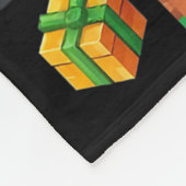 Moeder Van De Verjaardagsfeest Video Game Pixel Nu Fleece Deken (Hoek)