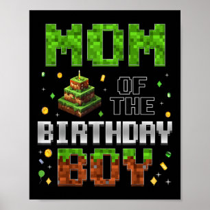 Moeder Van De Verjaardagsjongen Matching Familie V Poster