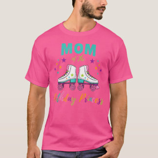 Moeder van de verjaardagsprinses Roller Skaten T-shirt