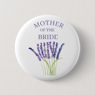 Moeder van de waterverf Lavender Herb Ronde Button 5,7 Cm