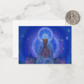 Moeder van de wereld, 1924 door Nicholas Roerich Notitiekaartje (Voorkant / Achterkant in situ)