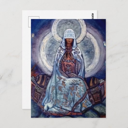 Moeder van de wereld door Nicholas Roerich Briefkaart (Voorkant / Achterkant)