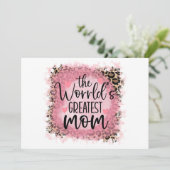 Moeder van de Wereld Kaart (Staand voorkant)