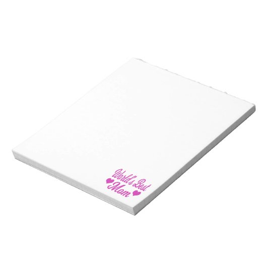 Moeder van de Wereld Roze Notitieblok (Linkerzijde)