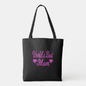 Moeder van de Wereld Roze Tote Bag (Achterkant)