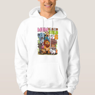 Moeder van de Wild & 6 Zoo Theme Oerwoud Animal 6t Hoodie