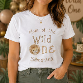 Moeder van de wilde eerste verjaardag Dames T-Shir T-shirt