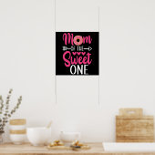 Moeder van de Zoete Eén Gebombeerde Donut Poster (Keuken)