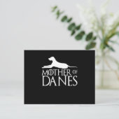 Moeder van Denen grappig t-shirt, grappig geweldig Aankondigingskaart (Staand voorkant)