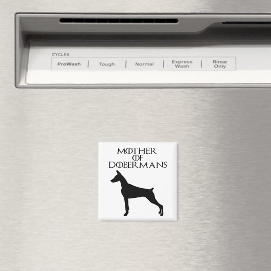 Moeder van Doberman Magneet (Insitu (Vaatwasser))