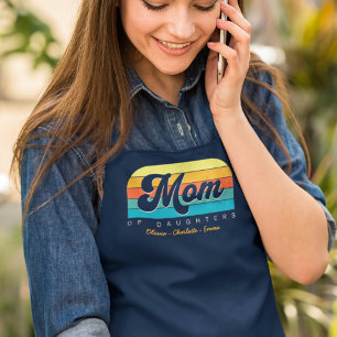 Moeder van dochters Retro Blue Schort