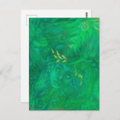 Moeder van Dragons Goddess Fantasy Surreal Paintin Briefkaart (Voorkant / Achterkant)