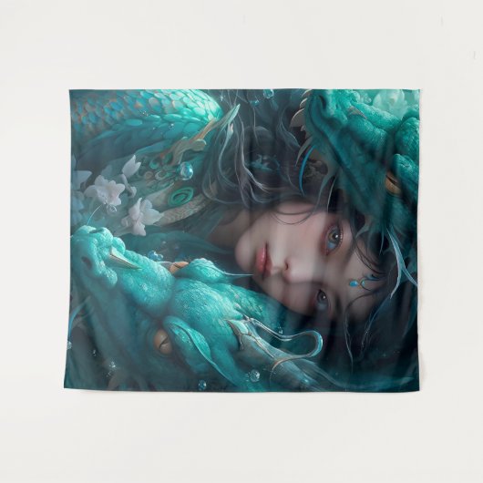 Moeder van Dragons Wandkleed (Voorkant (horizontaal))