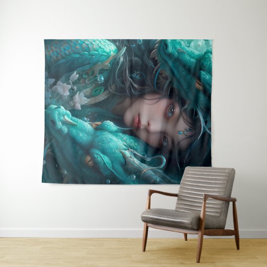 Moeder van Dragons Wandkleed (In Situ (horizontaal))