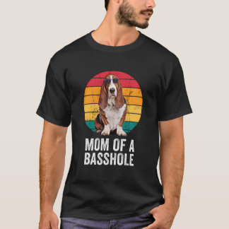 Moeder van een basshole grappige basset hound mam t-shirt