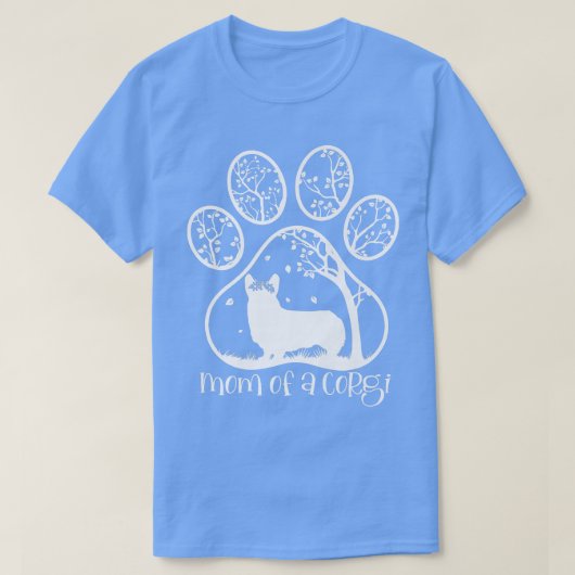 Moeder Van Een Corgi, Grappige Hond Moeder887 T-shirt (Design voorkant)