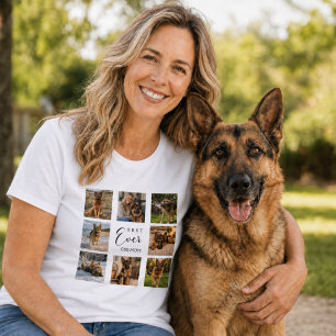 Moeder van een Duitse Herdershond foto collage Tri-Blend Shirt