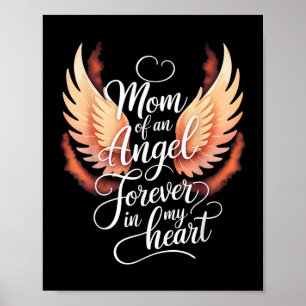 Moeder van een engel Moederdag Heaven Angel Baby L Poster