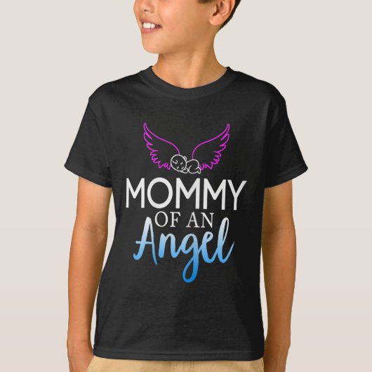 Moeder Van Een Engel Sids Bewustzijnsmaand T-shirt (Voorkant)