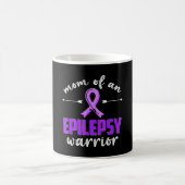 Moeder van een epilepsie krijger epilepsie bewustz koffiemok (Center)
