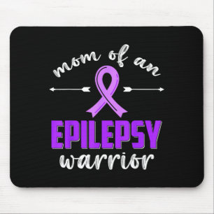 Moeder van een epilepsie krijger epilepsie bewustz muismat