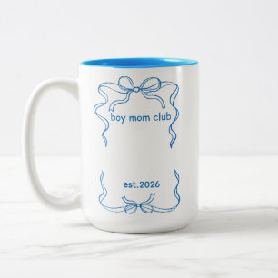 Moeder van een jongen, Persoonlijke Cadeaus voor N Tweekleurige Koffiemok