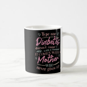Moeder van een kind met diabetes T1D Koffiemok