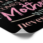 Moeder van een kind met diabetes T1D Poster (Hoek)