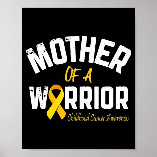 Moeder van een kind met een baarmoederziekte Mam Poster (Voorkant)