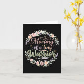 Moeder van een kleine krijger- Gefeliciteerd Moede Kaart (Gele Bloem)