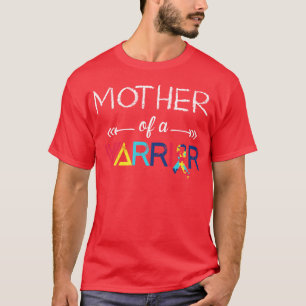 Moeder van een krijger autisme grappig t-shirt