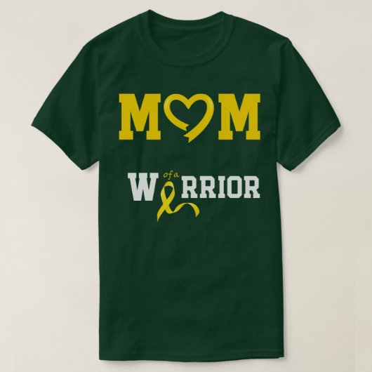 Moeder van een krijger t-shirt (Design voorkant)