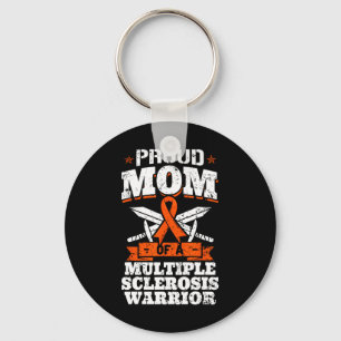 Moeder van een multiple sclerose krijger MS Ribbon Sleutelhanger