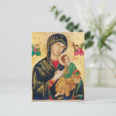 Moeder van een persoonlijke Help-Prayer-kaart Briefkaart (Staand voorkant)