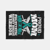 Moeder van een polycysteuze nierziekte Warrior Awa Fleece Deken (Voorkant (Horizontaal))