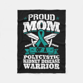 Moeder van een polycysteuze nierziekte Warrior Awa Fleece Deken