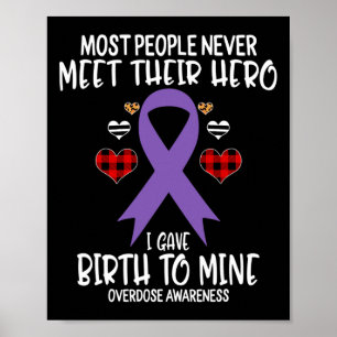 Moeder van een Warrior tegen Overdosis Bewustzijn Poster