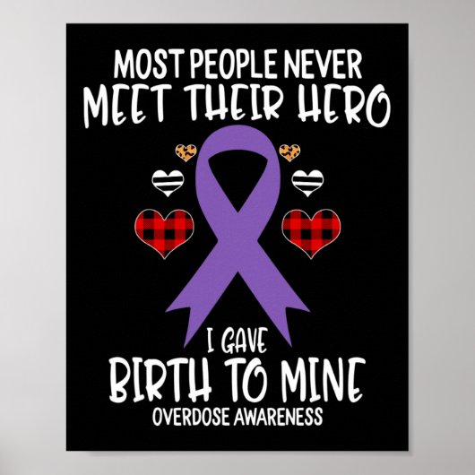 Moeder van een Warrior tegen Overdosis Bewustzijn  Poster (Voorkant)